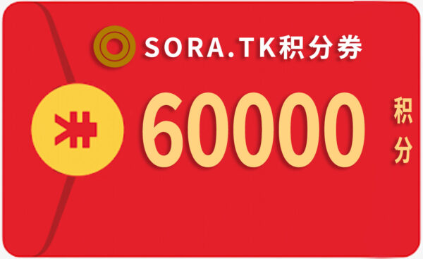 60000积分（永久有效）